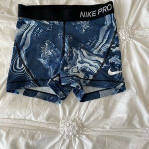 Blue Nike pros